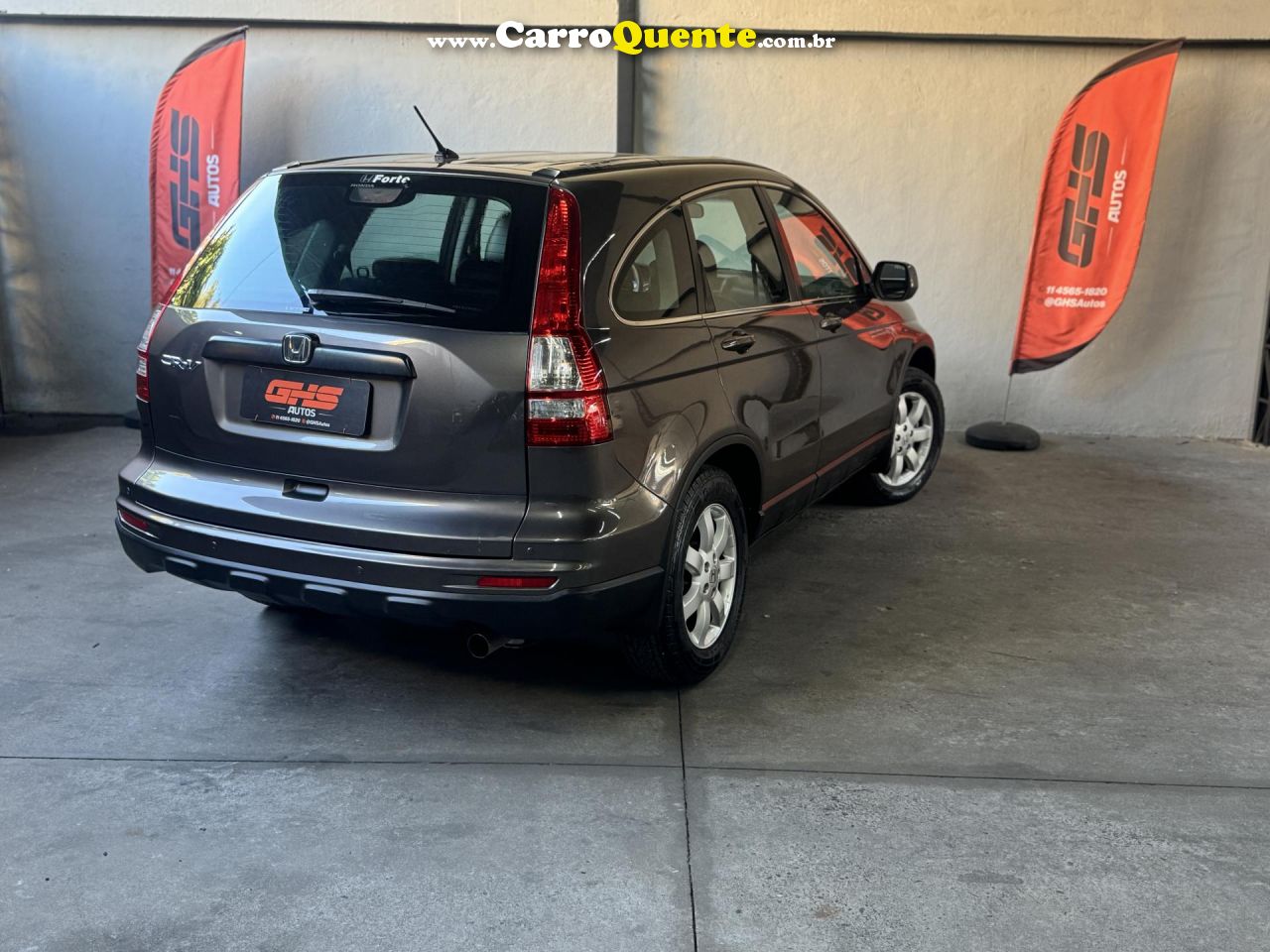 HONDA   CR-V LX 2.0 16V 2WD2.0 FLEXONE AUT.   CINZA 2011 2.0 GASOLINA - Loja