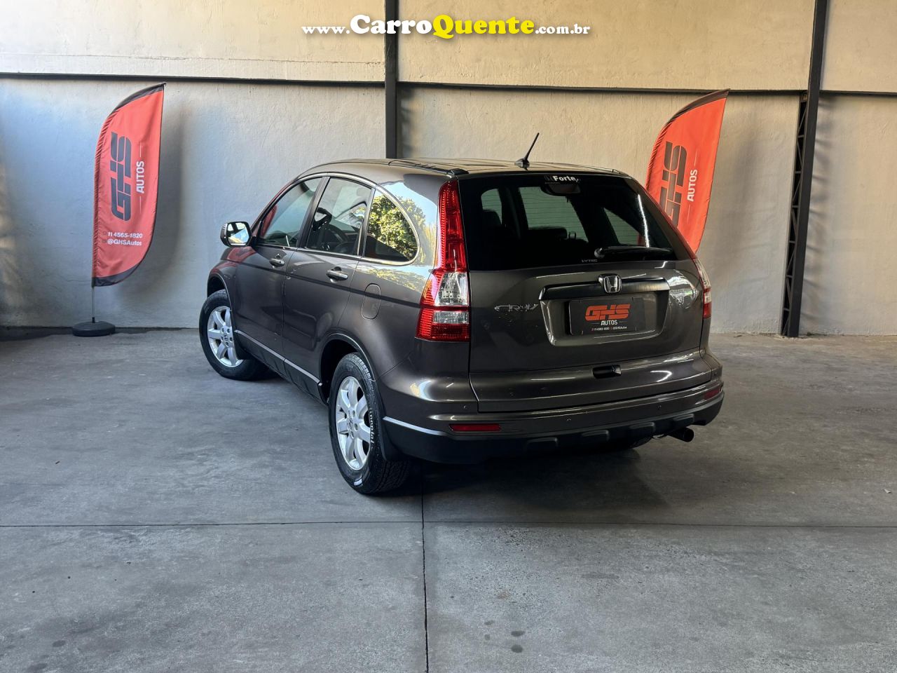 HONDA   CR-V LX 2.0 16V 2WD2.0 FLEXONE AUT.   CINZA 2011 2.0 GASOLINA - Loja