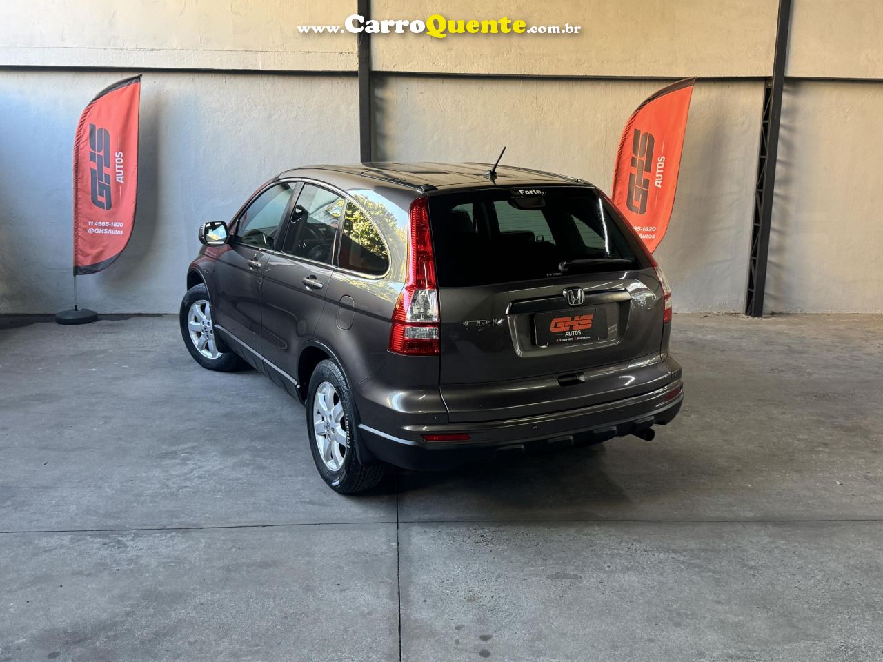 HONDA   CR-V LX 2.0 16V 2WD2.0 FLEXONE AUT.   CINZA 2011 2.0 GASOLINA - Loja