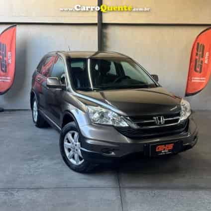 HONDA   CR-V LX 2.0 16V 2WD2.0 FLEXONE AUT.   CINZA 2011 2.0 GASOLINA