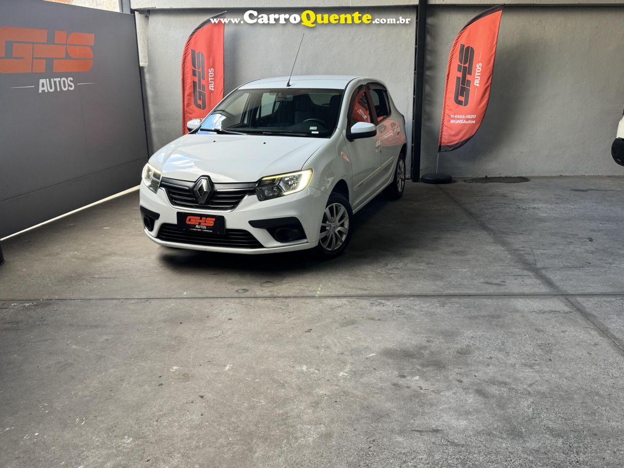 RENAULT   SANDERO LIFE FLEX 1.0 12V 5P MEC.   BRANCO 2021 1.0 FLEX - Loja