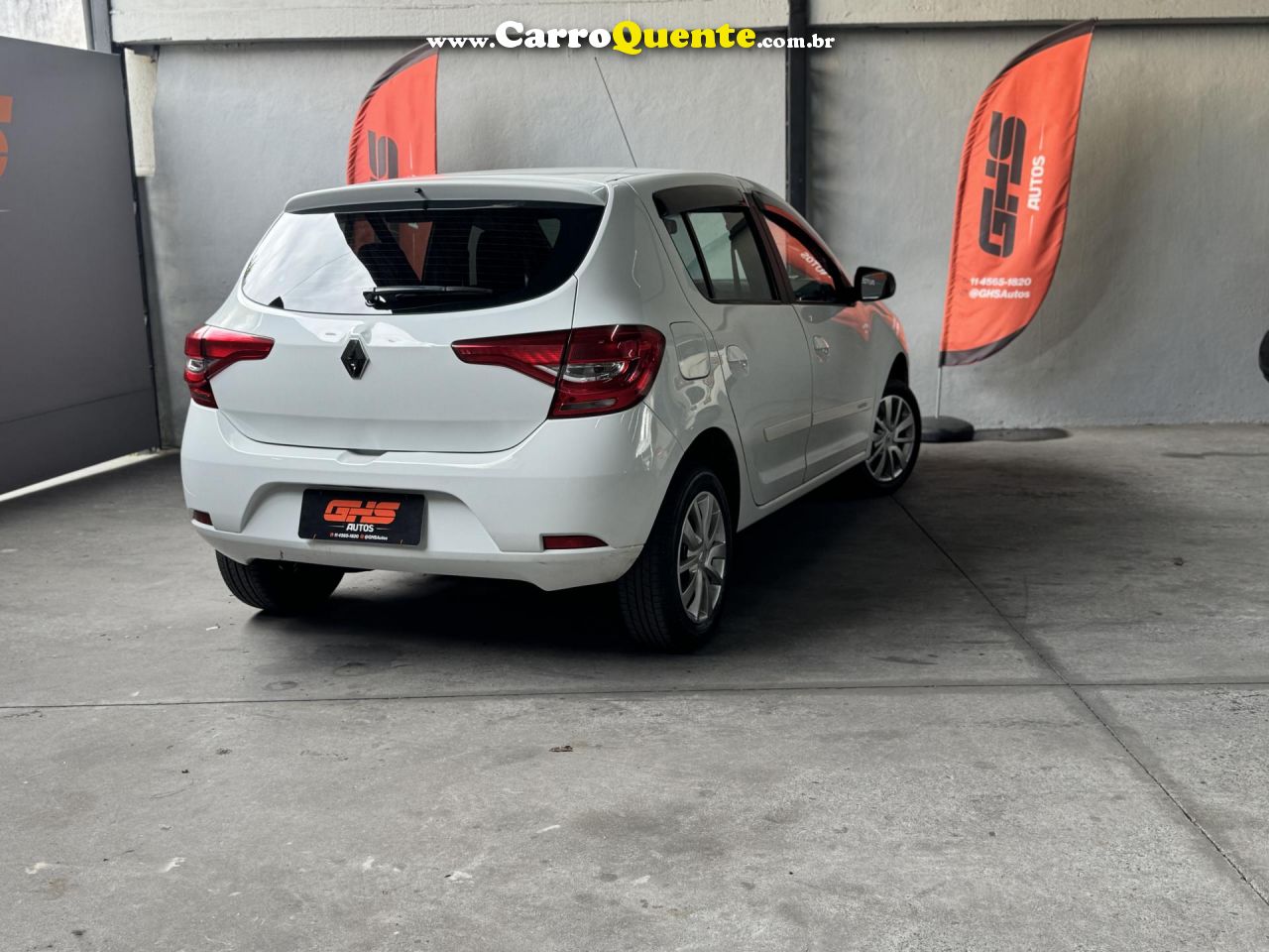 RENAULT   SANDERO LIFE FLEX 1.0 12V 5P MEC.   BRANCO 2021 1.0 FLEX - Loja