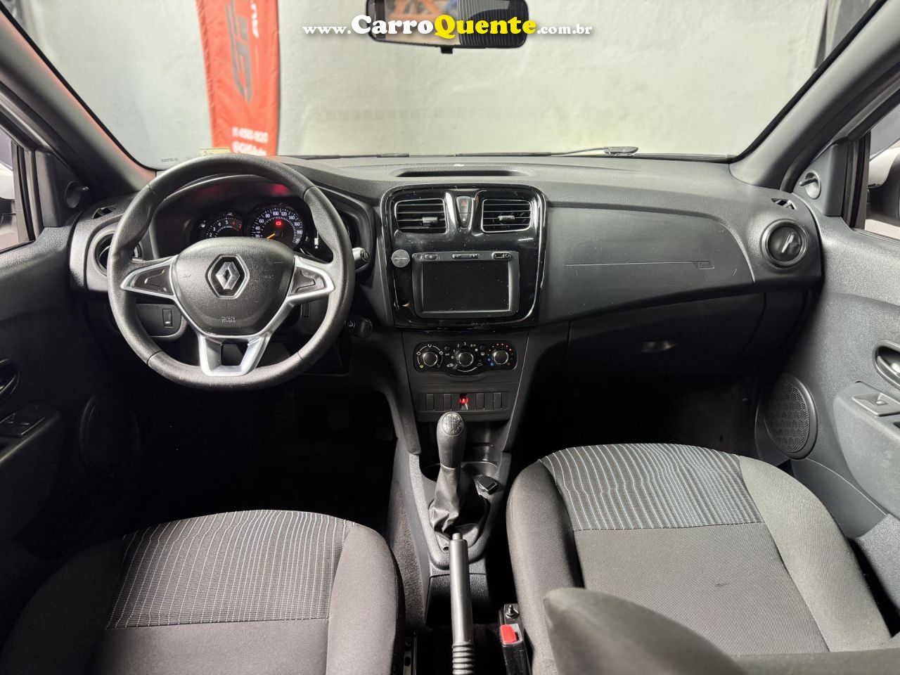 RENAULT   SANDERO LIFE FLEX 1.0 12V 5P MEC.   BRANCO 2021 1.0 FLEX - Loja
