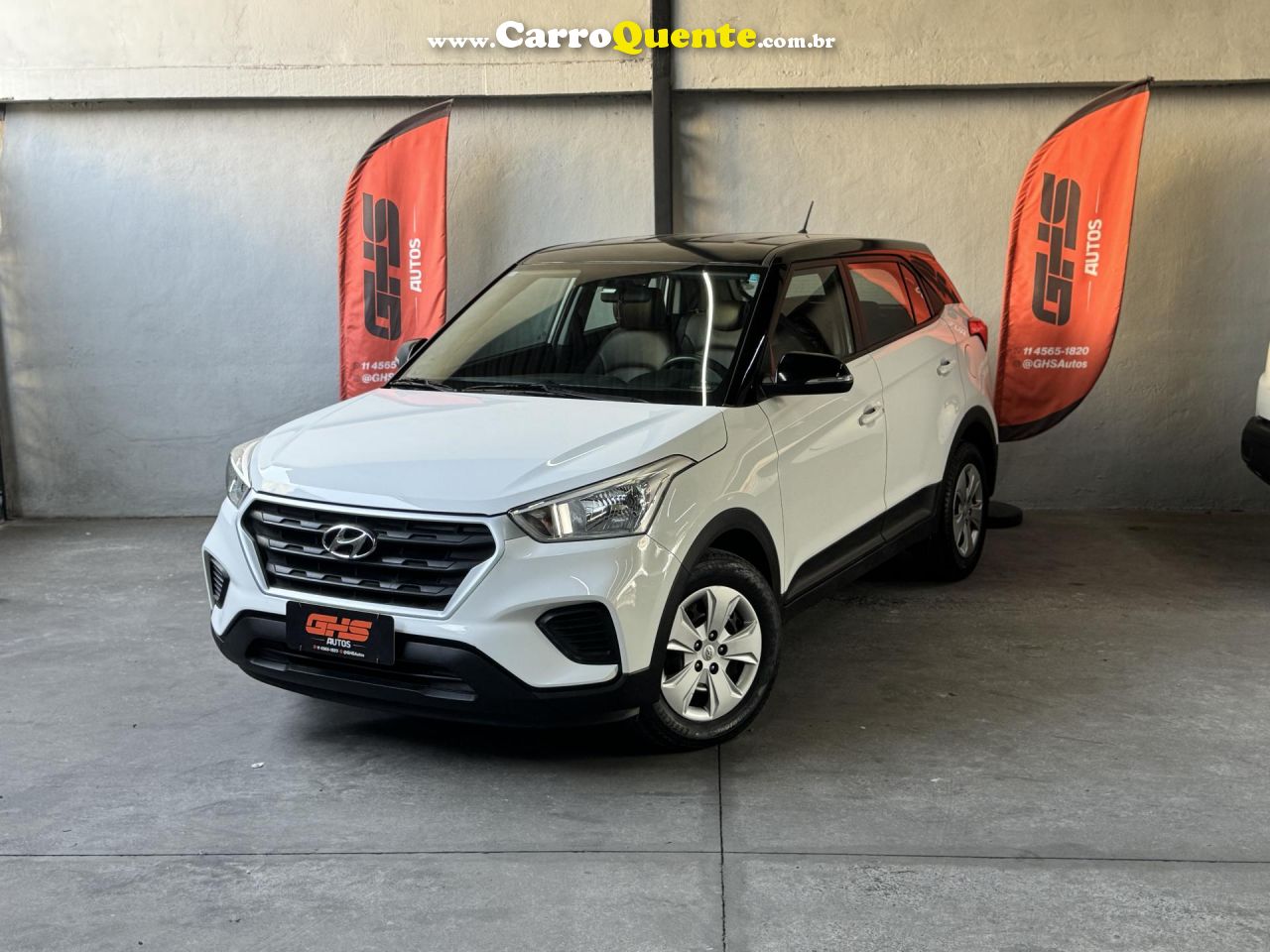 HYUNDAI   CRETA ATTITUDE 1.6 16V FLEX AUT.   BRANCO 2019 1.6 FLEX - Loja