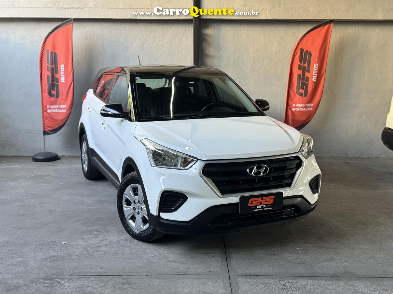 HYUNDAI   CRETA ATTITUDE 1.6 16V FLEX AUT.   BRANCO 2019 1.6 FLEX - Loja