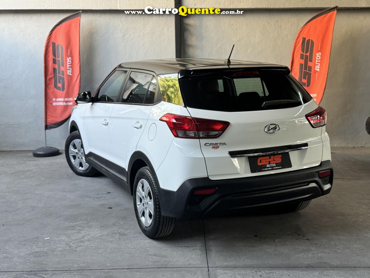 HYUNDAI   CRETA ATTITUDE 1.6 16V FLEX AUT.   BRANCO 2019 1.6 FLEX - Loja