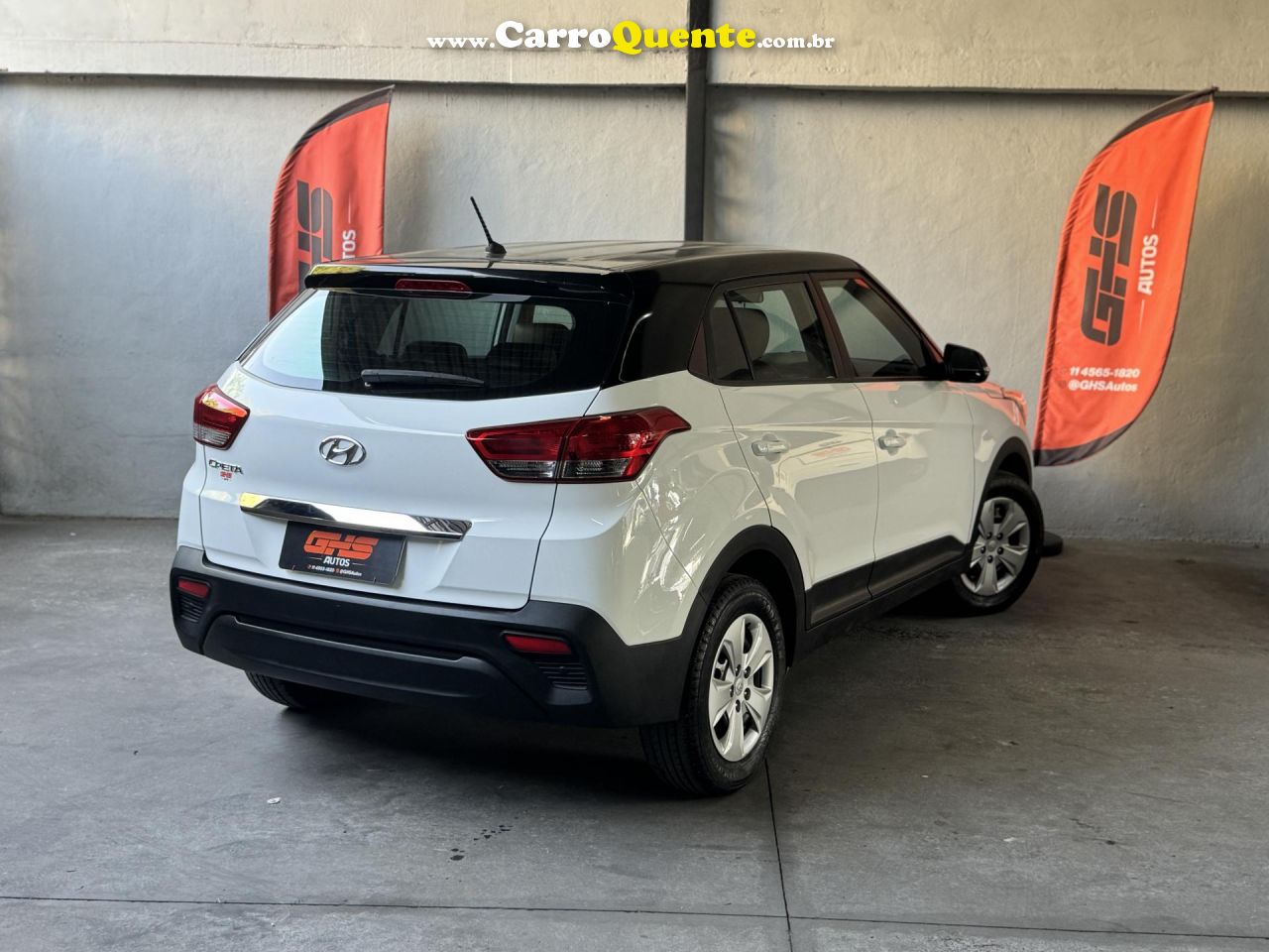 HYUNDAI   CRETA ATTITUDE 1.6 16V FLEX AUT.   BRANCO 2019 1.6 FLEX - Loja
