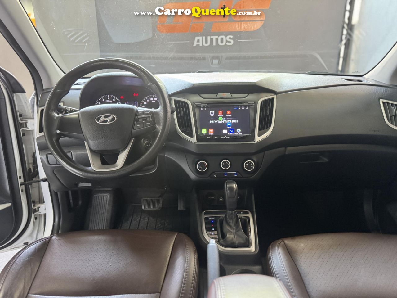 HYUNDAI   CRETA ATTITUDE 1.6 16V FLEX AUT.   BRANCO 2019 1.6 FLEX - Loja