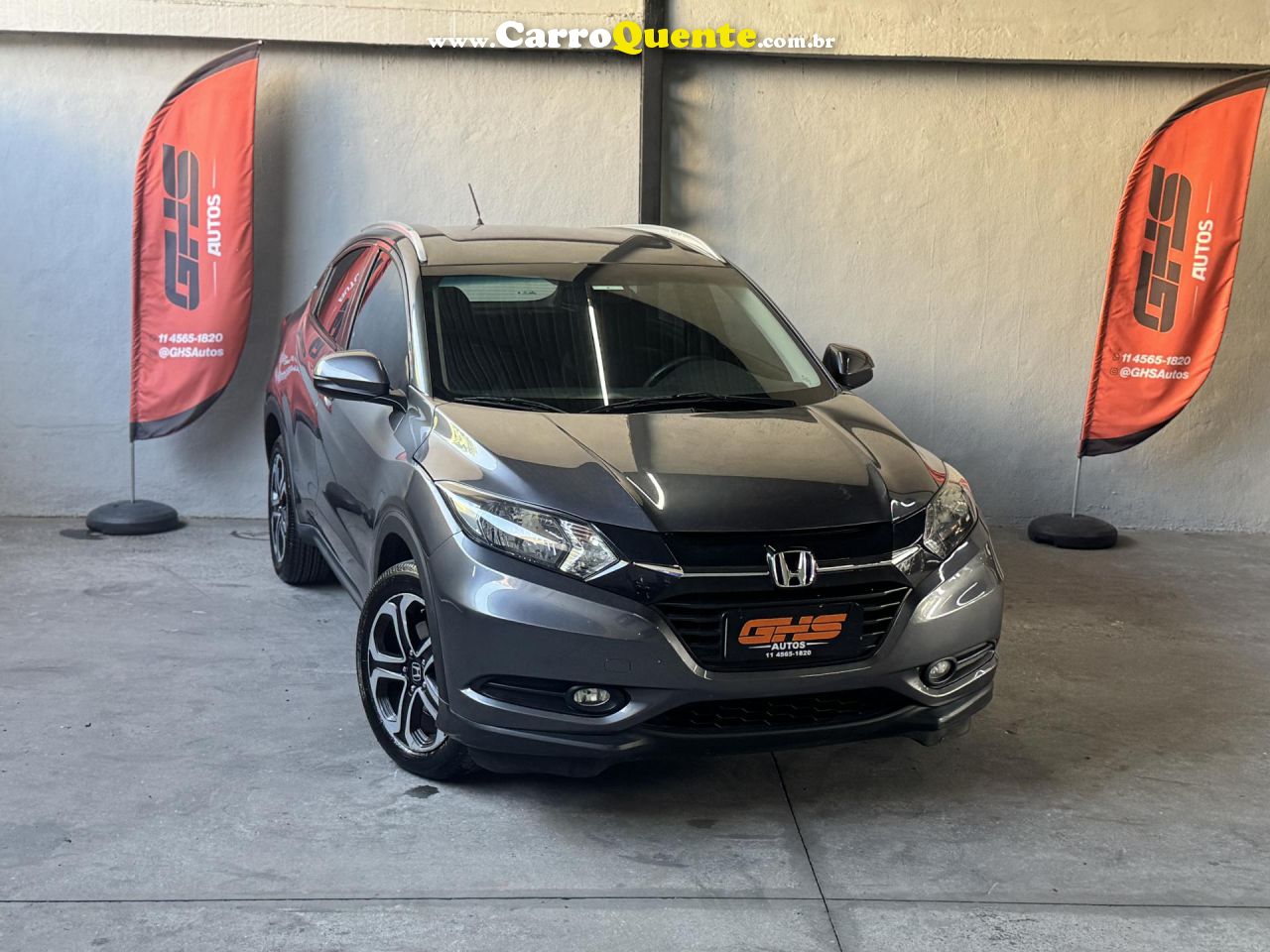 HONDA   HR-V EXL 1.8 FLEXONE 16V 5P AUT.   PRATA 2018 1.8 GASOLINA - Loja