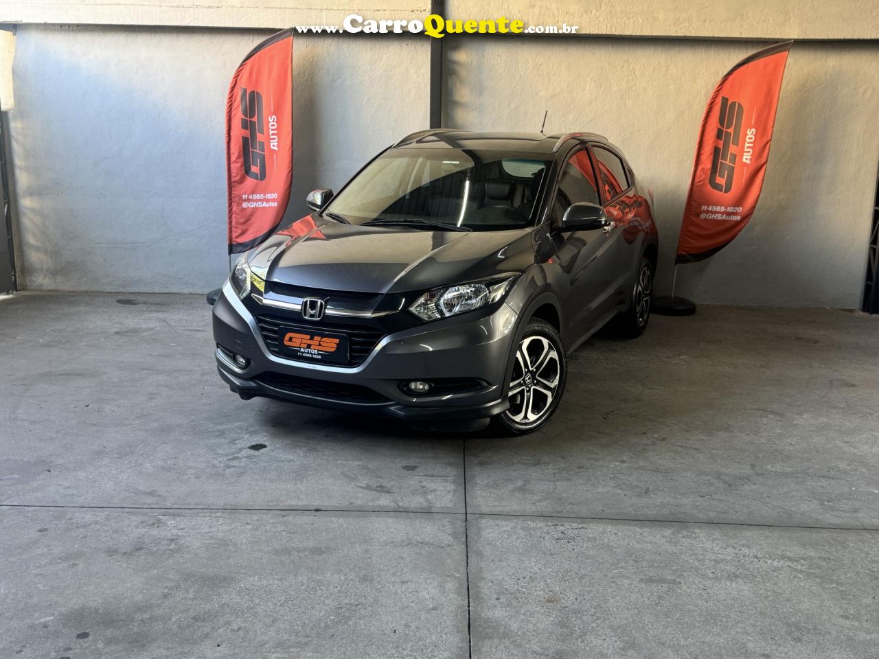 HONDA   HR-V EXL 1.8 FLEXONE 16V 5P AUT.   PRATA 2018 1.8 GASOLINA - Loja