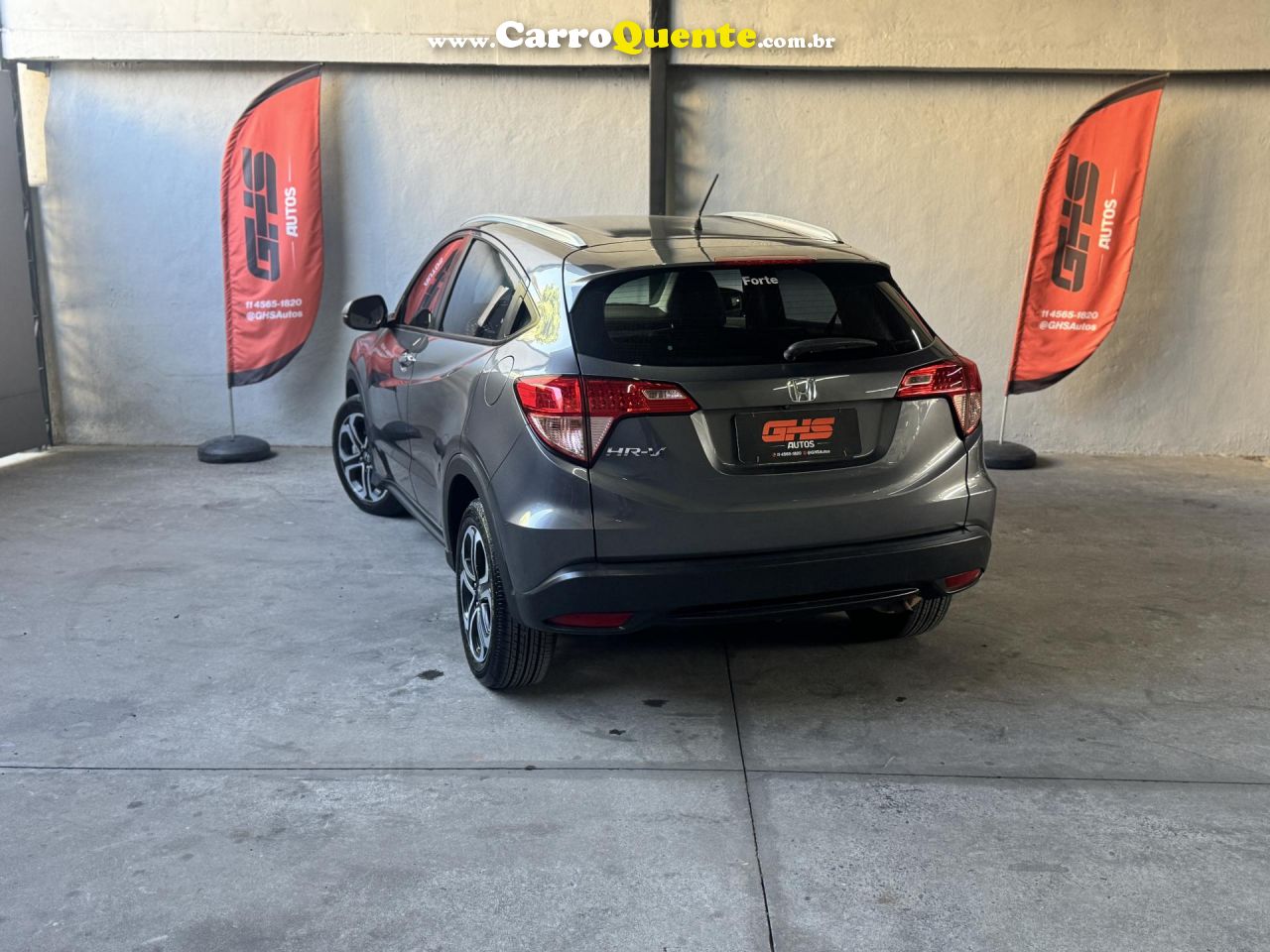 HONDA   HR-V EXL 1.8 FLEXONE 16V 5P AUT.   PRATA 2018 1.8 GASOLINA - Loja