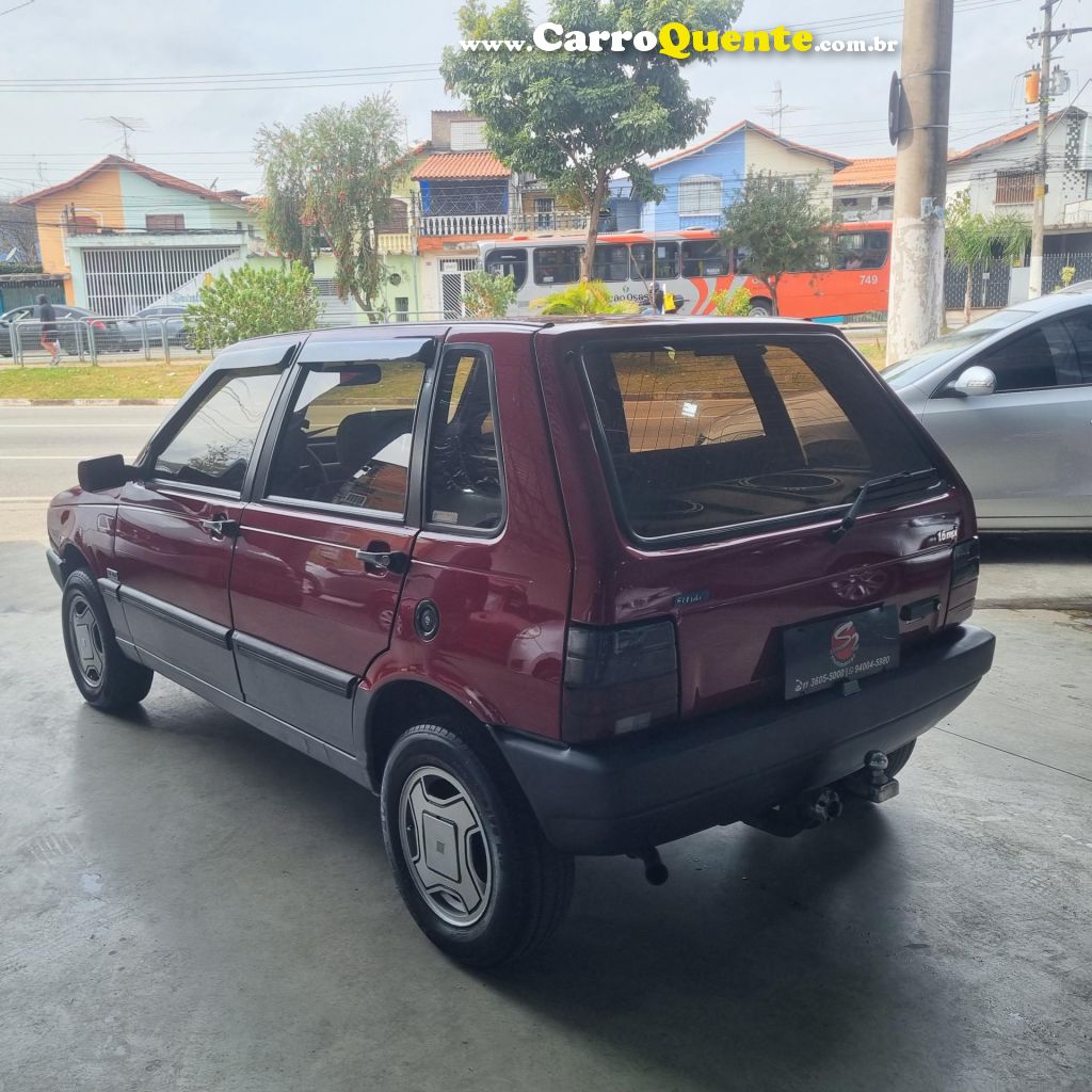 FIAT   UNO 1.6 MPI 2P E 4P   VERMELHO 1996 1.6 GASOLINA - Loja