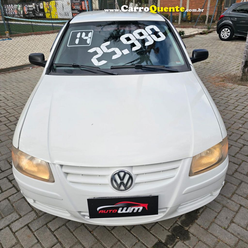 VOLKSWAGEN   GOL (NOVO) 1.0 MI TOTAL FLEX 8V 4P   BRANCO 2014 1.0 FLEX - Loja