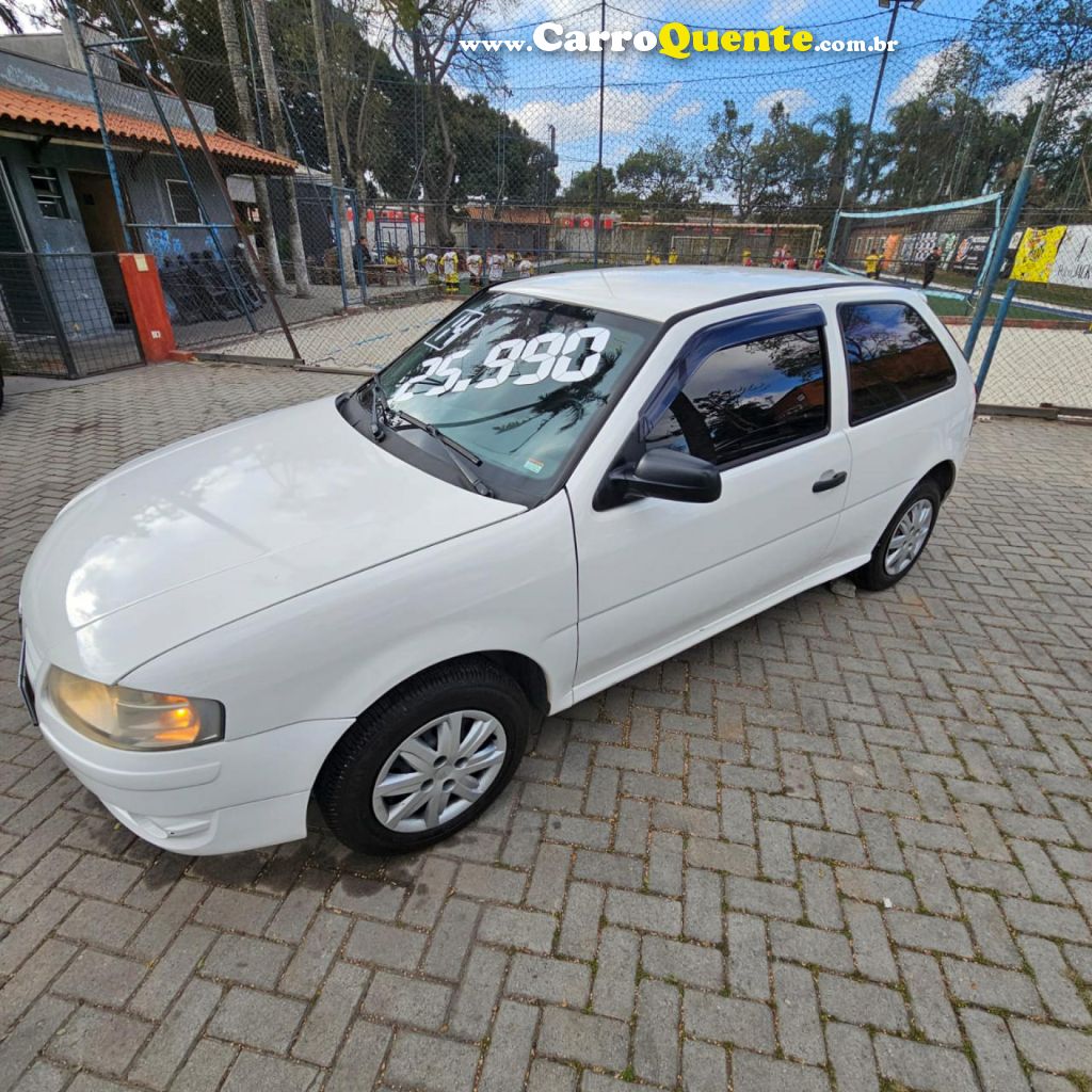 VOLKSWAGEN   GOL (NOVO) 1.0 MI TOTAL FLEX 8V 4P   BRANCO 2014 1.0 FLEX - Loja