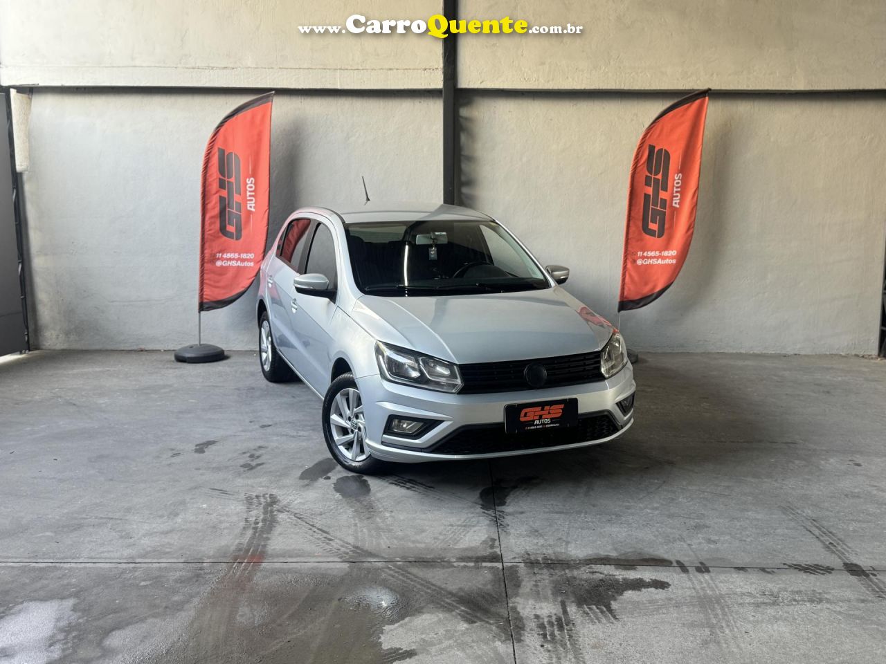 VOLKSWAGEN   GOL 1.6 MSI FLEX 16V 5P AUT.   PRATA 2022 1.6 FLEX - Loja