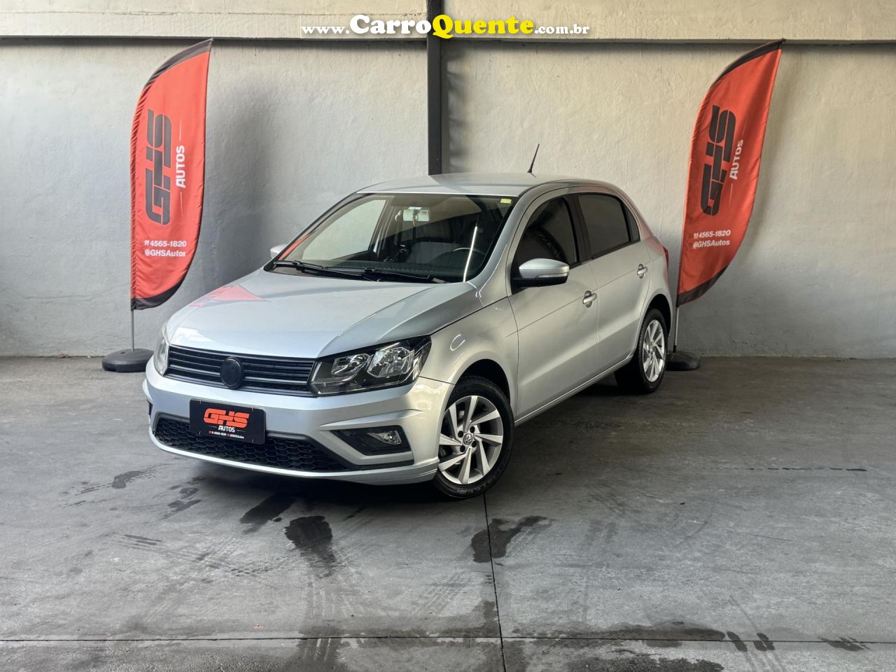 VOLKSWAGEN   GOL 1.6 MSI FLEX 16V 5P AUT.   PRATA 2022 1.6 FLEX - Loja
