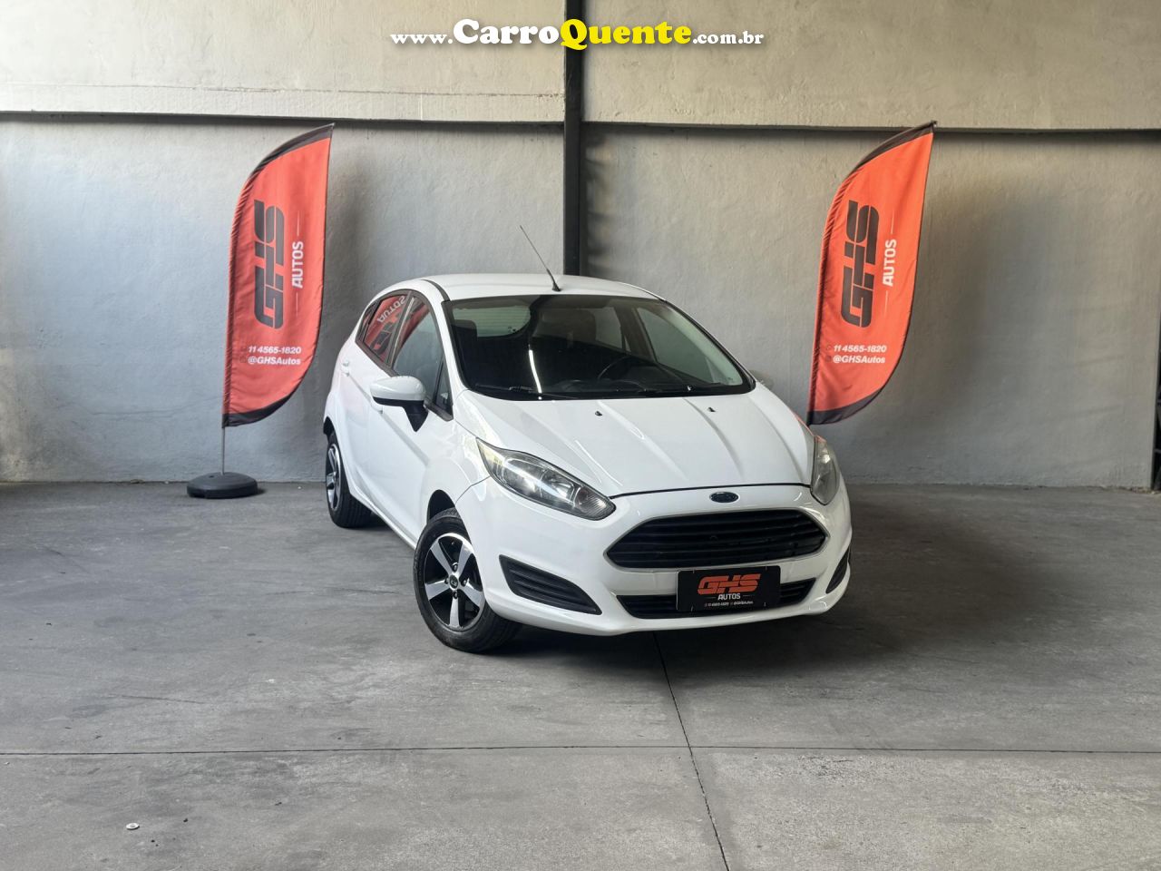 FORD   FIESTA 1.5 16V FLEX MEC. 5P   BRANCO 2014 1.5 FLEX - Loja