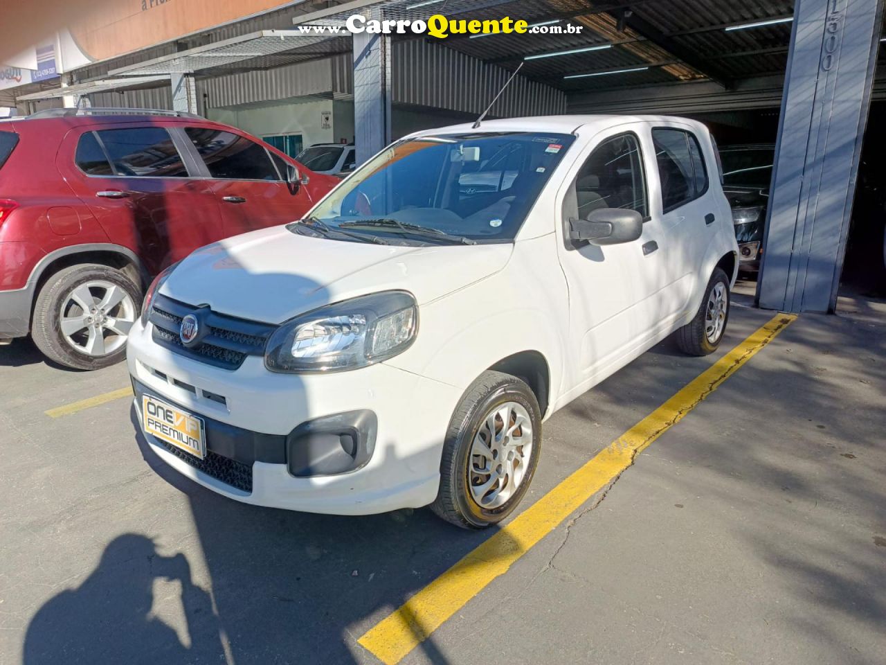 FIAT   UNO ATTRACTIVE 1.0 FIRE FLEX 8V 5P   BRANCO 2021 1.0 FLEX - Loja