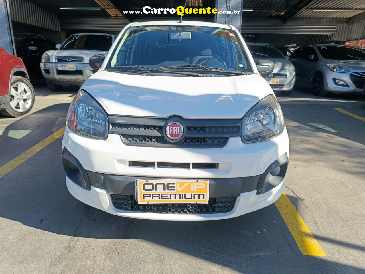 FIAT   UNO ATTRACTIVE 1.0 FIRE FLEX 8V 5P   BRANCO 2021 1.0 FLEX - Loja