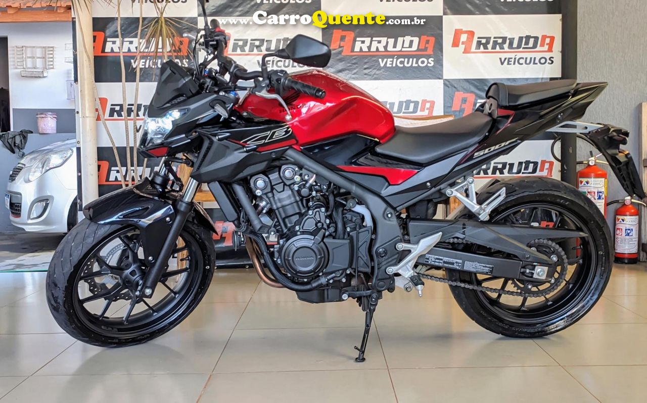HONDA   CB 500F   VERMELHO 2022 500CC GASOLINA - Loja