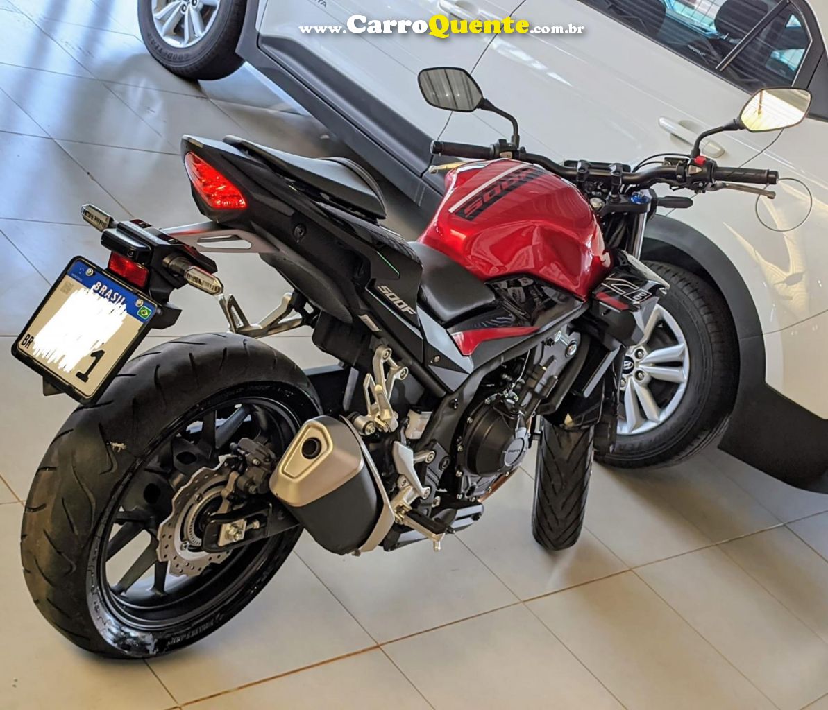 HONDA   CB 500F   VERMELHO 2022 500CC GASOLINA - Loja