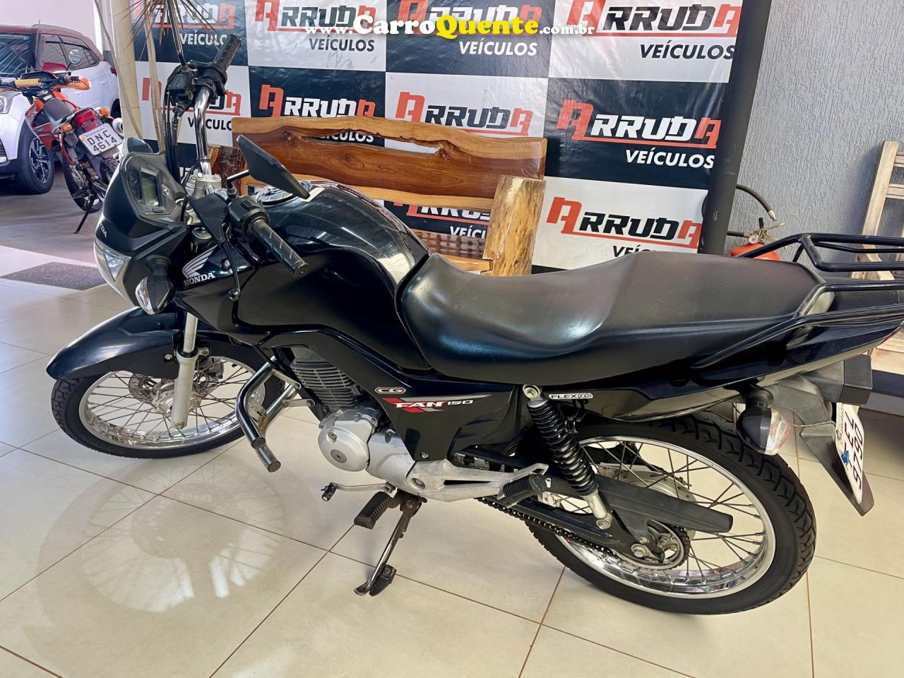 HONDA   CG 150 FAN ESDI 150 FAN ESDI FLEX   PRETO 2014 150CC FLEX - Loja
