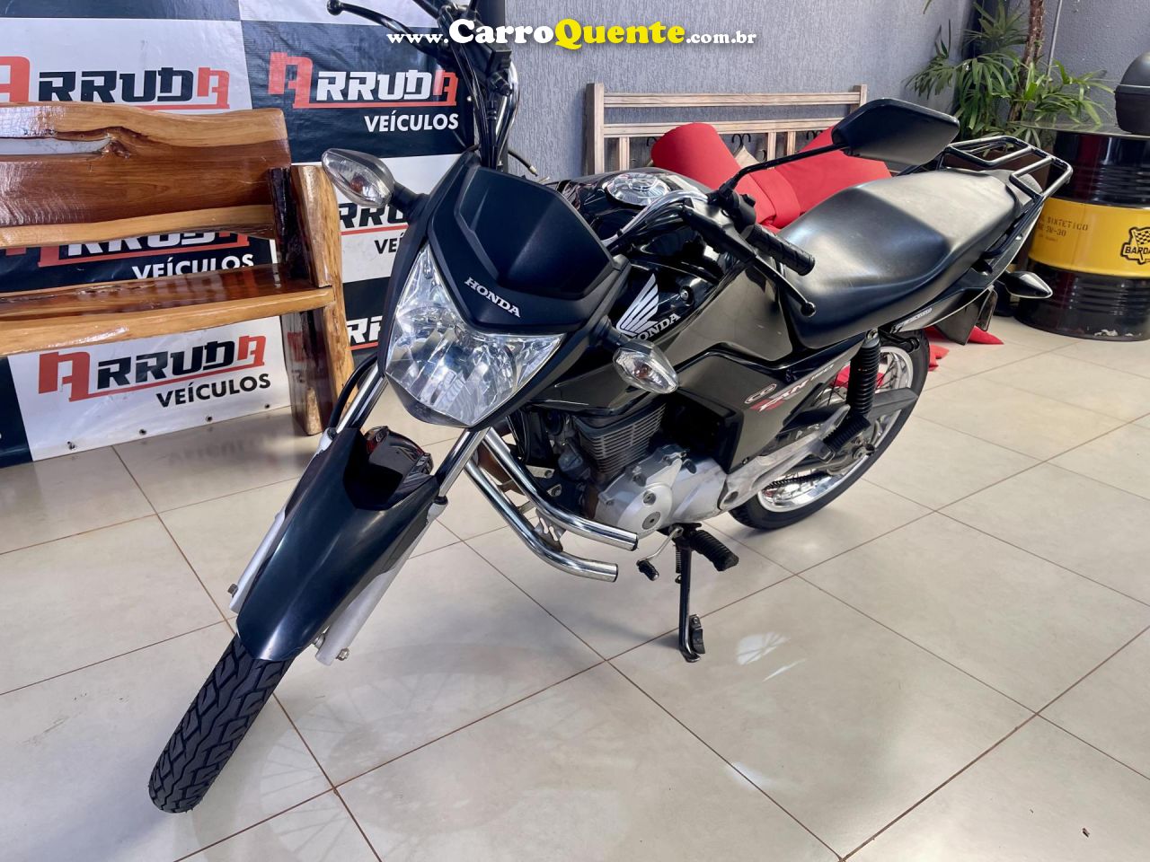 HONDA   CG 150 FAN ESDI 150 FAN ESDI FLEX   PRETO 2014 150CC FLEX - Loja