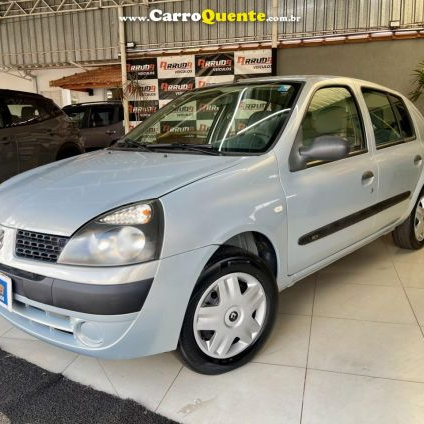 RENAULT   CLIO SED.RLAUTH.1.01.0 HI-POWER 16V 4P   PRATA 2004 1.0 GASOLINA