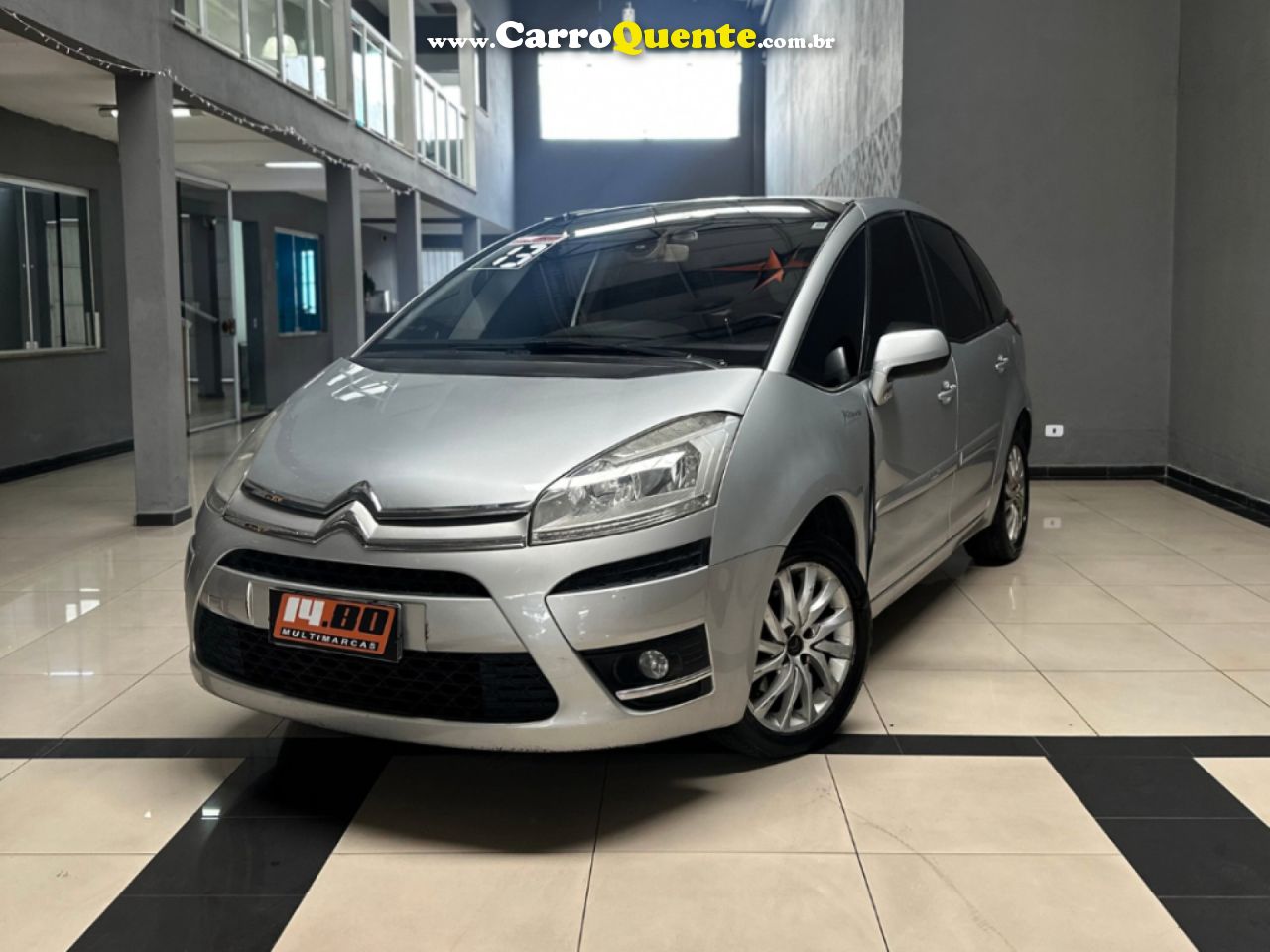 CITROËN   GRAND C4 PICASSO 2.0 16V 143CV AUT   PRATA 2014 2.0 GASOLINA - Loja