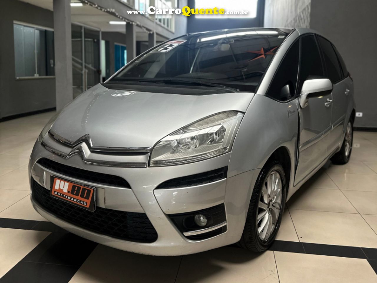 CITROËN   GRAND C4 PICASSO 2.0 16V 143CV AUT   PRATA 2014 2.0 GASOLINA - Loja