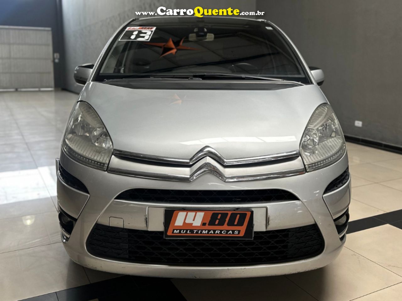 CITROËN   GRAND C4 PICASSO 2.0 16V 143CV AUT   PRATA 2014 2.0 GASOLINA - Loja