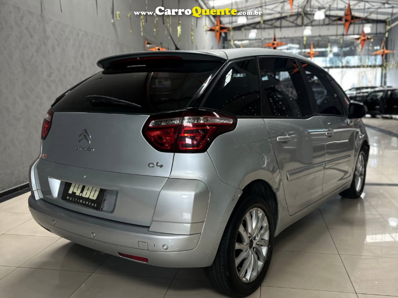 CITROËN   GRAND C4 PICASSO 2.0 16V 143CV AUT   PRATA 2014 2.0 GASOLINA - Loja