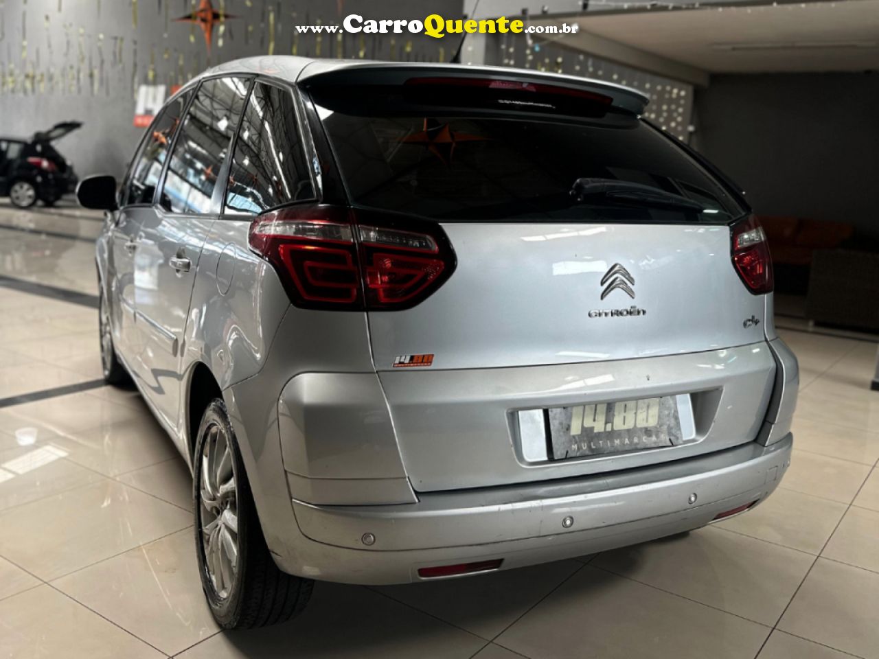 CITROËN   GRAND C4 PICASSO 2.0 16V 143CV AUT   PRATA 2014 2.0 GASOLINA - Loja