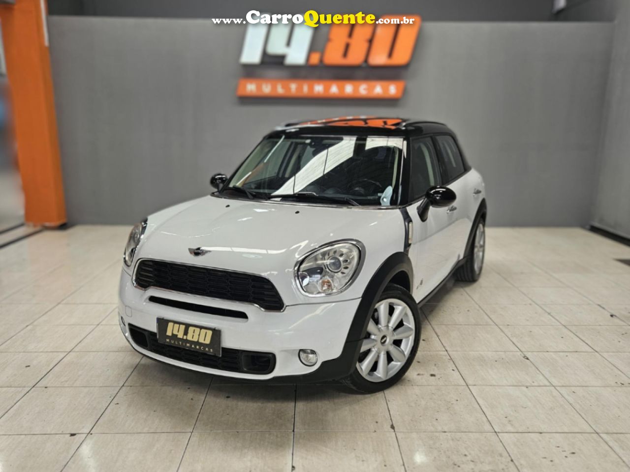 MINI   COOPER COUNTRYMAN S ALL4 1.6 AUT.   BRANCO 2011 1.6 GASOLINA - Loja