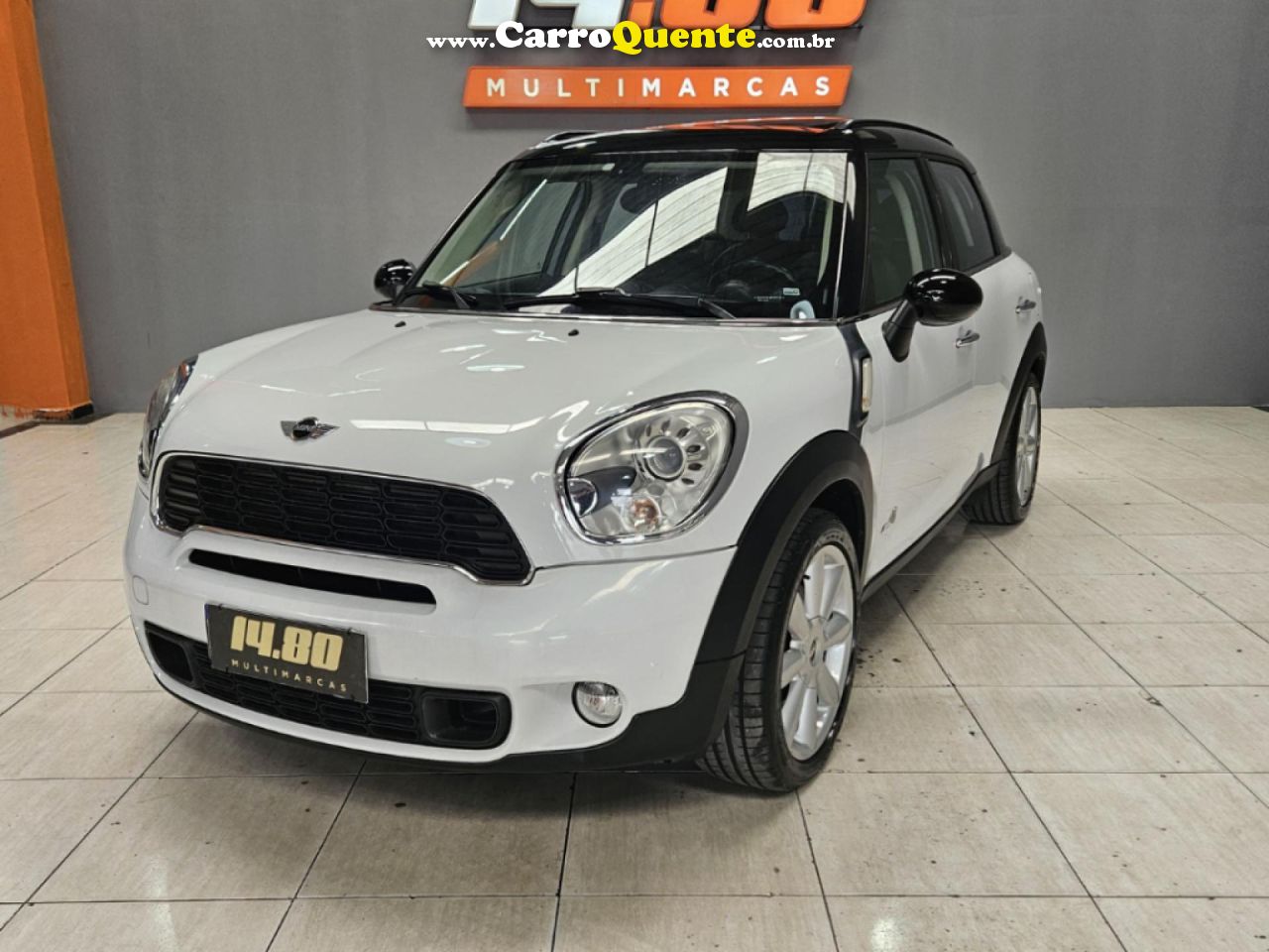 MINI   COOPER COUNTRYMAN S ALL4 1.6 AUT.   BRANCO 2011 1.6 GASOLINA - Loja