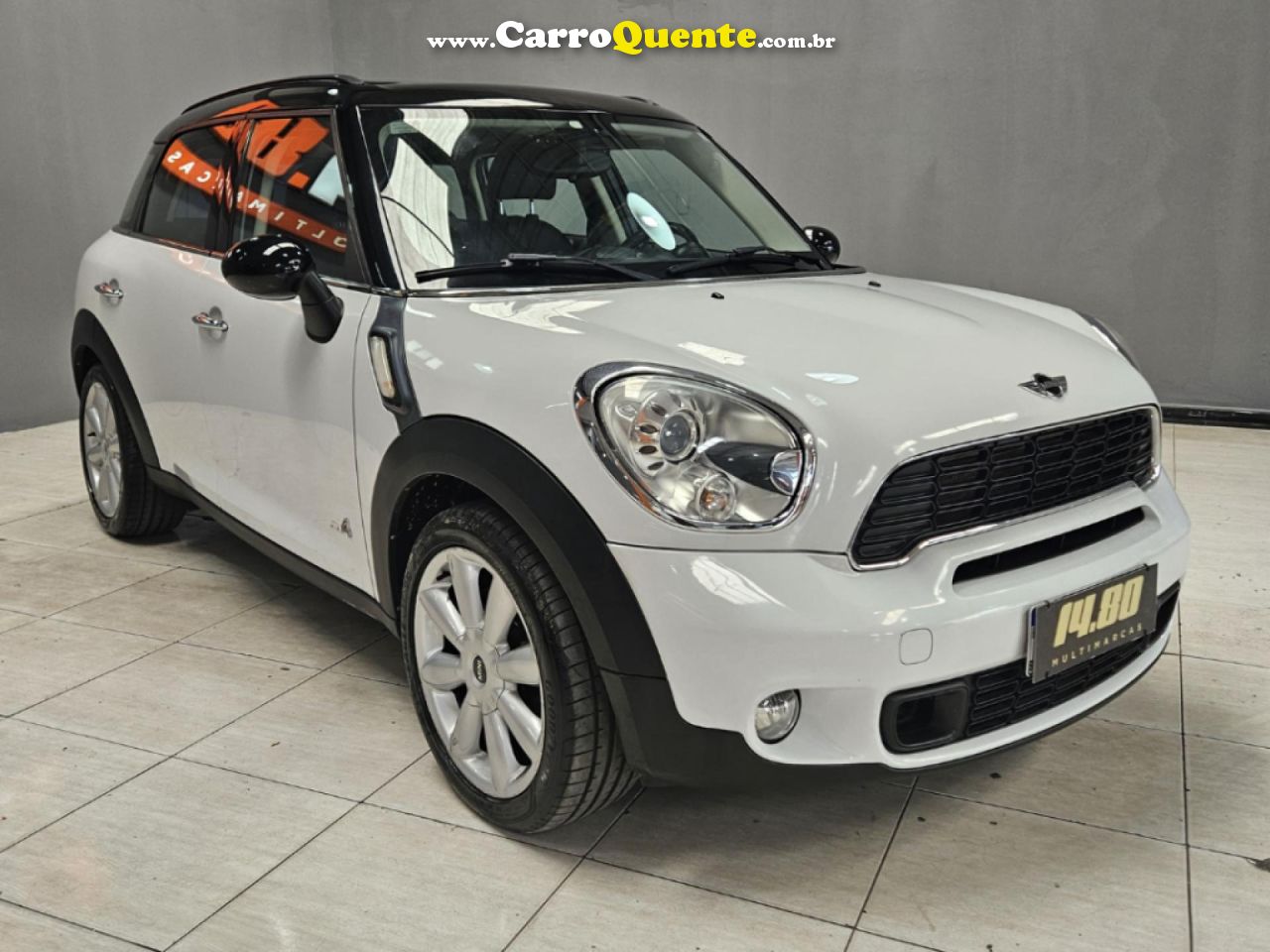 MINI   COOPER COUNTRYMAN S ALL4 1.6 AUT.   BRANCO 2011 1.6 GASOLINA - Loja
