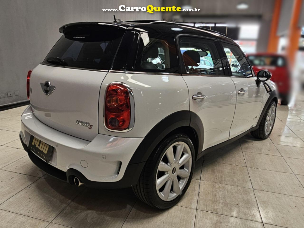 MINI   COOPER COUNTRYMAN S ALL4 1.6 AUT.   BRANCO 2011 1.6 GASOLINA - Loja
