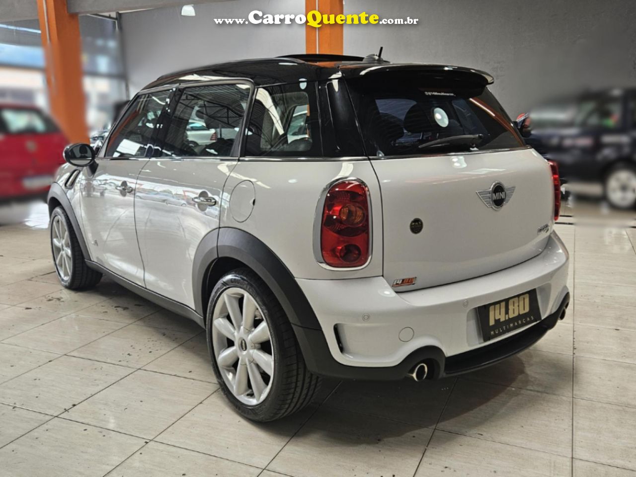 MINI   COOPER COUNTRYMAN S ALL4 1.6 AUT.   BRANCO 2011 1.6 GASOLINA - Loja