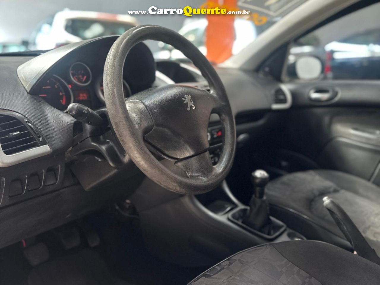 PEUGEOT   207 XR 1.4 FLEX 8V 5P   CINZA 2011 1.4 FLEX - Loja