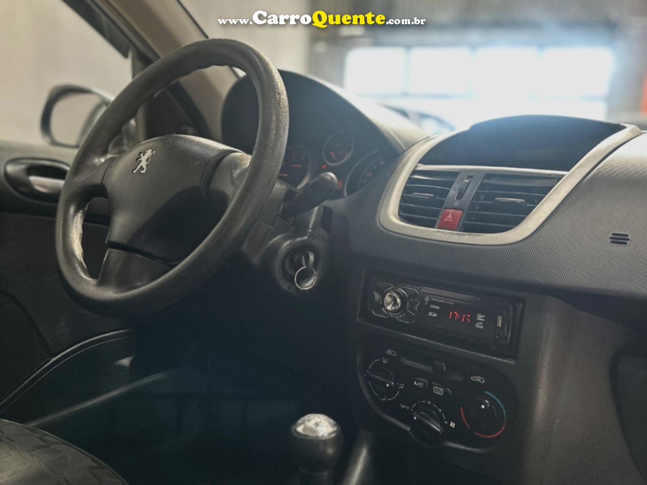 PEUGEOT   207 XR 1.4 FLEX 8V 5P   CINZA 2011 1.4 FLEX - Loja