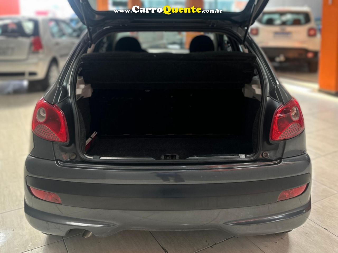 PEUGEOT   207 XR 1.4 FLEX 8V 5P   CINZA 2011 1.4 FLEX - Loja