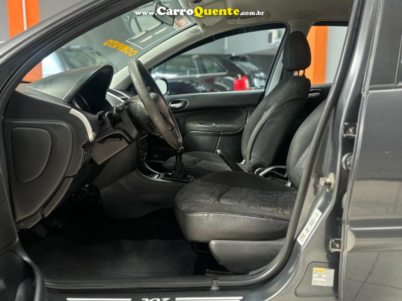 PEUGEOT   207 XR 1.4 FLEX 8V 5P   CINZA 2011 1.4 FLEX - Loja