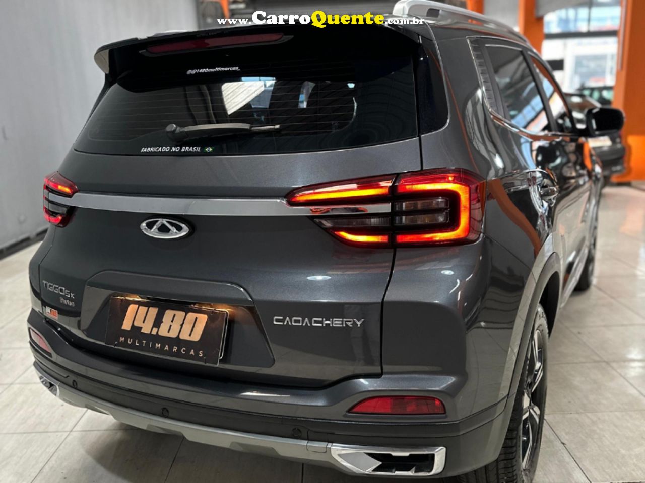 CAOA CHERY   TIGGO 5X SPORT 1.5 TURBO FLEX AUT.   CINZA 2025 1.5 FLEX - Loja