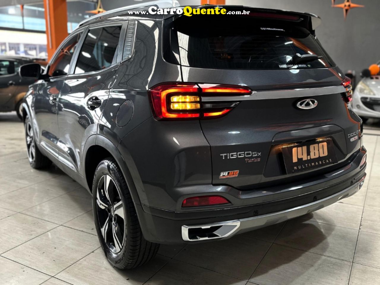CAOA CHERY   TIGGO 5X SPORT 1.5 TURBO FLEX AUT.   CINZA 2025 1.5 FLEX - Loja