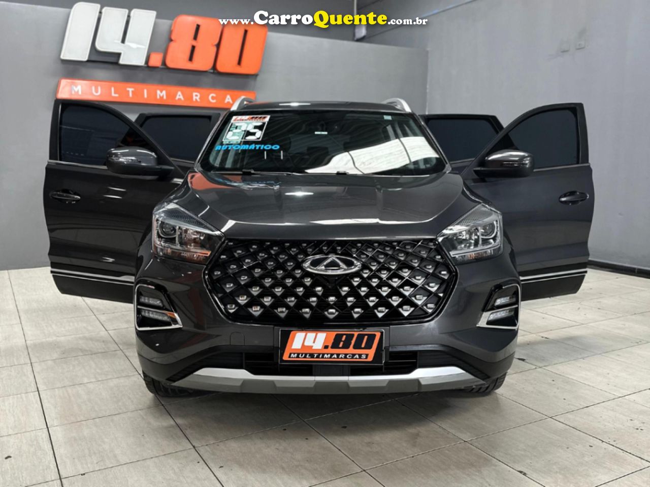 CAOA CHERY   TIGGO 5X SPORT 1.5 TURBO FLEX AUT.   CINZA 2025 1.5 FLEX - Loja