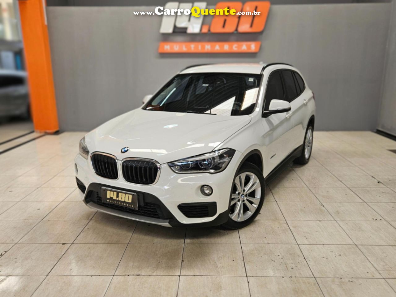 BMW   X1 SDRIVE 20I 2.02.0 TB ACTI.FLEX AUT.   BRANCO 2017 2.0 FLEX - Loja