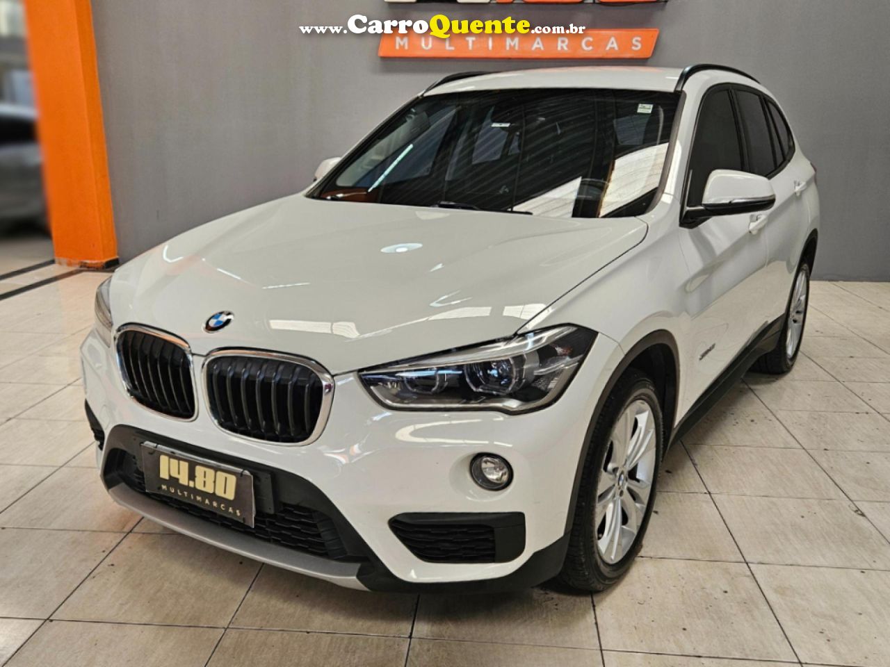 BMW   X1 SDRIVE 20I 2.02.0 TB ACTI.FLEX AUT.   BRANCO 2017 2.0 FLEX - Loja
