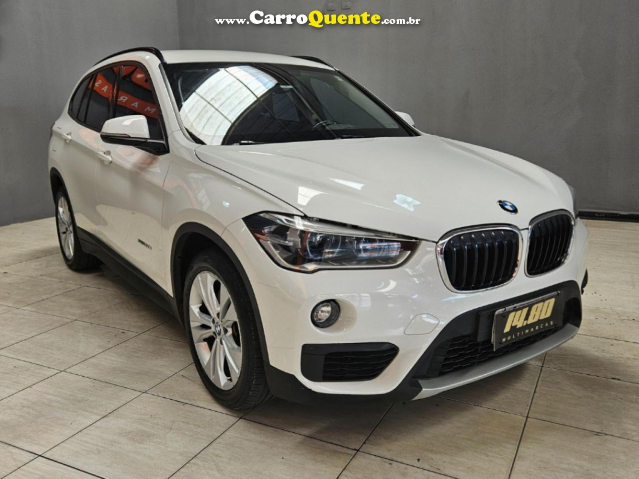 BMW   X1 SDRIVE 20I 2.02.0 TB ACTI.FLEX AUT.   BRANCO 2017 2.0 FLEX - Loja