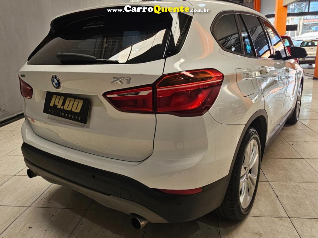 BMW   X1 SDRIVE 20I 2.02.0 TB ACTI.FLEX AUT.   BRANCO 2017 2.0 FLEX - Loja