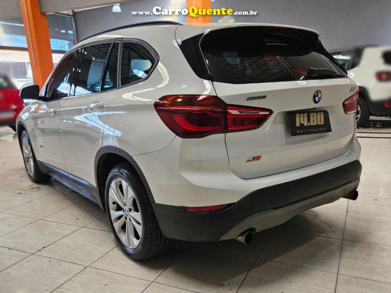 BMW   X1 SDRIVE 20I 2.02.0 TB ACTI.FLEX AUT.   BRANCO 2017 2.0 FLEX - Loja